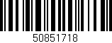 Código de barras (EAN, GTIN, SKU, ISBN): '50851718'
