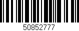 Código de barras (EAN, GTIN, SKU, ISBN): '50852777'