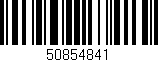 Código de barras (EAN, GTIN, SKU, ISBN): '50854841'