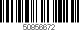 Código de barras (EAN, GTIN, SKU, ISBN): '50856672'