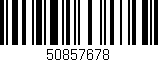 Código de barras (EAN, GTIN, SKU, ISBN): '50857678'