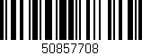 Código de barras (EAN, GTIN, SKU, ISBN): '50857708'