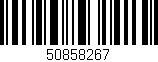 Código de barras (EAN, GTIN, SKU, ISBN): '50858267'