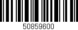 Código de barras (EAN, GTIN, SKU, ISBN): '50859600'