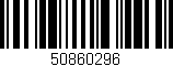 Código de barras (EAN, GTIN, SKU, ISBN): '50860296'