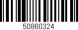 Código de barras (EAN, GTIN, SKU, ISBN): '50860324'