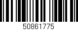 Código de barras (EAN, GTIN, SKU, ISBN): '50861775'