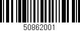 Código de barras (EAN, GTIN, SKU, ISBN): '50862001'