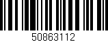 Código de barras (EAN, GTIN, SKU, ISBN): '50863112'