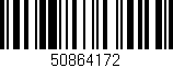 Código de barras (EAN, GTIN, SKU, ISBN): '50864172'