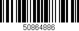Código de barras (EAN, GTIN, SKU, ISBN): '50864886'