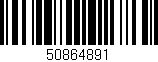Código de barras (EAN, GTIN, SKU, ISBN): '50864891'