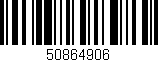 Código de barras (EAN, GTIN, SKU, ISBN): '50864906'