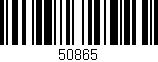 Código de barras (EAN, GTIN, SKU, ISBN): '50865'
