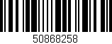 Código de barras (EAN, GTIN, SKU, ISBN): '50868258'
