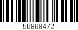 Código de barras (EAN, GTIN, SKU, ISBN): '50868472'