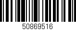 Código de barras (EAN, GTIN, SKU, ISBN): '50869516'