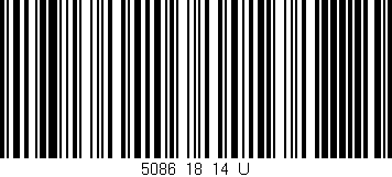 Código de barras (EAN, GTIN, SKU, ISBN): '5086_18_14_U'