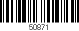 Código de barras (EAN, GTIN, SKU, ISBN): '50871'