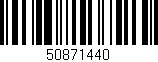 Código de barras (EAN, GTIN, SKU, ISBN): '50871440'