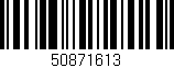 Código de barras (EAN, GTIN, SKU, ISBN): '50871613'