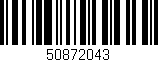 Código de barras (EAN, GTIN, SKU, ISBN): '50872043'
