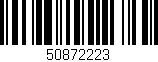 Código de barras (EAN, GTIN, SKU, ISBN): '50872223'