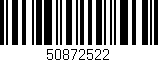 Código de barras (EAN, GTIN, SKU, ISBN): '50872522'