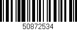 Código de barras (EAN, GTIN, SKU, ISBN): '50872534'