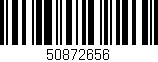 Código de barras (EAN, GTIN, SKU, ISBN): '50872656'