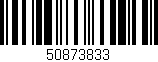 Código de barras (EAN, GTIN, SKU, ISBN): '50873833'