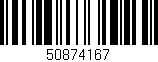 Código de barras (EAN, GTIN, SKU, ISBN): '50874167'