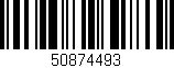 Código de barras (EAN, GTIN, SKU, ISBN): '50874493'