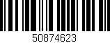 Código de barras (EAN, GTIN, SKU, ISBN): '50874623'