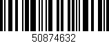 Código de barras (EAN, GTIN, SKU, ISBN): '50874632'
