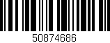 Código de barras (EAN, GTIN, SKU, ISBN): '50874686'
