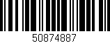 Código de barras (EAN, GTIN, SKU, ISBN): '50874887'
