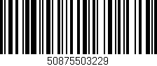 Código de barras (EAN, GTIN, SKU, ISBN): '50875503229'