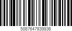 Código de barras (EAN, GTIN, SKU, ISBN): '5087647939936'
