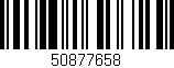 Código de barras (EAN, GTIN, SKU, ISBN): '50877658'