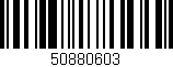Código de barras (EAN, GTIN, SKU, ISBN): '50880603'
