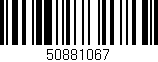 Código de barras (EAN, GTIN, SKU, ISBN): '50881067'