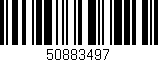 Código de barras (EAN, GTIN, SKU, ISBN): '50883497'