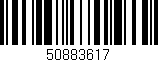 Código de barras (EAN, GTIN, SKU, ISBN): '50883617'