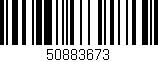 Código de barras (EAN, GTIN, SKU, ISBN): '50883673'