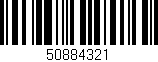 Código de barras (EAN, GTIN, SKU, ISBN): '50884321'