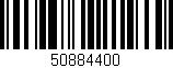Código de barras (EAN, GTIN, SKU, ISBN): '50884400'