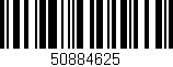 Código de barras (EAN, GTIN, SKU, ISBN): '50884625'