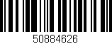 Código de barras (EAN, GTIN, SKU, ISBN): '50884626'