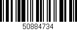 Código de barras (EAN, GTIN, SKU, ISBN): '50884734'